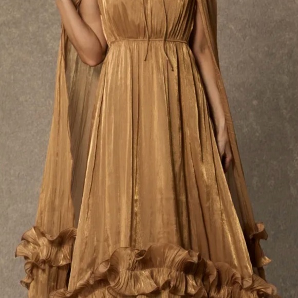 Elegant Brown Women's Dress - Picture 7 of 11